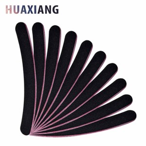 Double Sided Nail Care Tools Emery Board 100/180 Black Nail File
