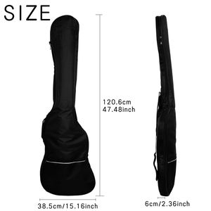 Estuche Acolchado para Guitarra Acústica Eléctrica <span class=keywords><strong>Bajo</strong></span> a Prueba <span class=keywords><strong>de</strong></span> Polvo, Tela No Tejida, Bolsa <span class=keywords><strong>de</strong></span> Transporte Acolchada, Venta Al por Mayor - Product Image 3