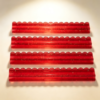 Pack d'accessoires de mahjong de Noël haut de gamme : supports magnétiques incurvés pour tuiles et outil de poussée pour les passionnés de mahjong américain