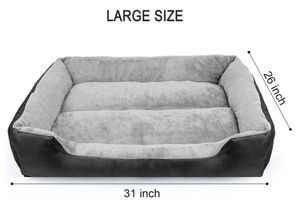 Große und mittelgroße Haustier betten für Hunde und Katzen Bequemer Plüschs chaum Komplett zerlegt Wasch bare XL-Größe in Karton verpackung - Product Image 5