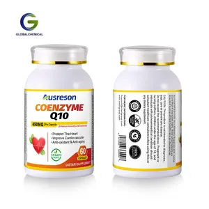 OEM coq10 Complément alimentaire 400mg ubiquinol coq10 coenzyme q10 capsules pour un cœur en bonne santé