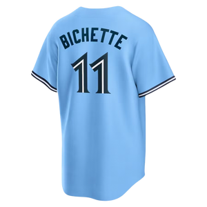 Jersey Baseball Jahitan Berkualitas Tinggi Amerika Serikat Grosir Murah 2025 Pria Baru 27 Guerrero Jr 11 Bo Bichette 4 George Springer - Product Image 5