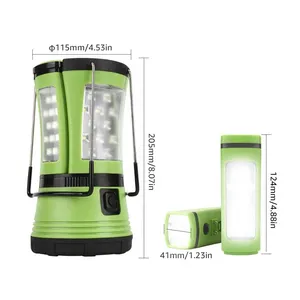 Factory direct selling Multi-Functional Portable Plastic Emergen emergency light camping lantern/light magic cool lights