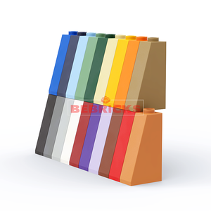 Bloques de Construcción BEBRICKS Serie <span class=keywords><strong>4460</strong></span>, Pieza Inclinada 75 2x1x3, Bloque Hueco Abierto, Juguete de Construcción para Niños, Sets de Bloques MOC - Product Image 5