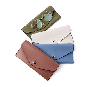 Custom Design <span class=keywords><strong>Multi</strong></span> <span class=keywords><strong>Color</strong></span> PU Leder Weiche Sonnenbrille netui Tragbare Tasche Passend für kratz feste Brillen tasche - Product Image 3