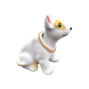Asintiendo perro Bobblehead cachorro muñecas divertido columpio <span class=keywords><strong>coche</strong></span> adornos y hogar Auto Interior decoración lindo tablero Juguetes - Product Image 2