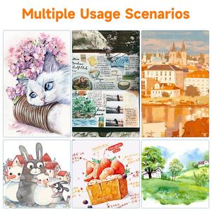 120 Màu Sắc Màu Nước Mềm Bàn Chải Đánh Dấu Bút Đầy Màu Sắc Màu Nước Bàn Chải Bút Với Nhiều Đánh Dấu Thiết Lập - Product Image 6