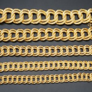 JXX Factory Supply Quality 24k Gold Plated Brass Hip Hop Iced Cuban <b>Bracelet</b> Cool Design for Men Women Fashion Charm <b>Bracelets</b> - Product Image 2