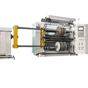 Máquina de corte e rebobinamento de filme de embalagem de proteção de venda direta do fabricante - simplifique seu processo