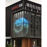 Écran LED mural vidéo transparent couleur HD VIOS pour extérieur/intérieur, haute transparence, SDK, luminosité 5000 cd, garantie 3 ans