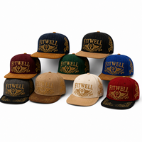 Gorra de Béisbol Plana con Bordado Dorado Personalizado OEM ODM, Gorra de Lujo con Rayas Finas para Streetwear y Marcas de Diseño