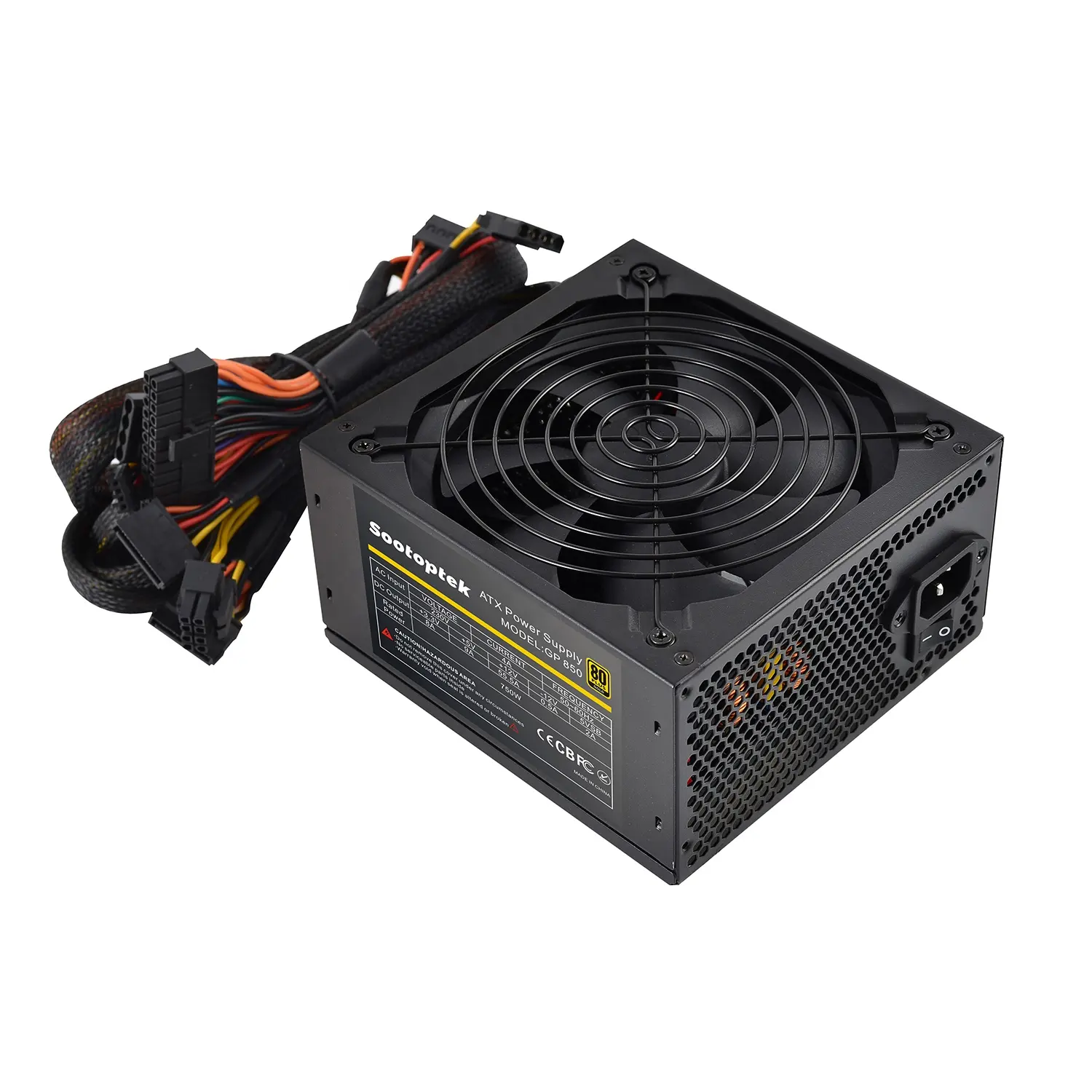 Atx Psu 750W 80 Plus Gold Hot Selling I/O Switching Computer Voeding Apfc Volledige Spanning Oem