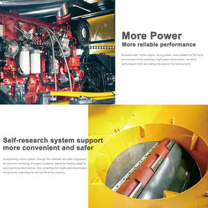 Machines forestières utilisées pour le recyclage des débris de tempête, broyeur de souches de bois/broyeur de branches/broyeur de racines, moteur, pompe, composants d'engrenages - Product Image 5