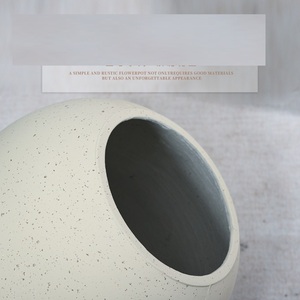 Grande jardinière ronde en ciment <span class=keywords><strong>pour</strong></span> sol <span class=keywords><strong>d</strong></span>'<span class=keywords><strong>intérieur</strong></span> Pot de plante verte <span class=keywords><strong>d</strong></span>écoratif Meubles de salon simples <span class=keywords><strong>pour</strong></span> B & B Balcon Villa - Product Image 6