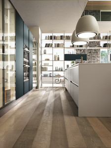 Cucina Aperta Moderna con Isola, Design Compatto Made in China - Product Image 3