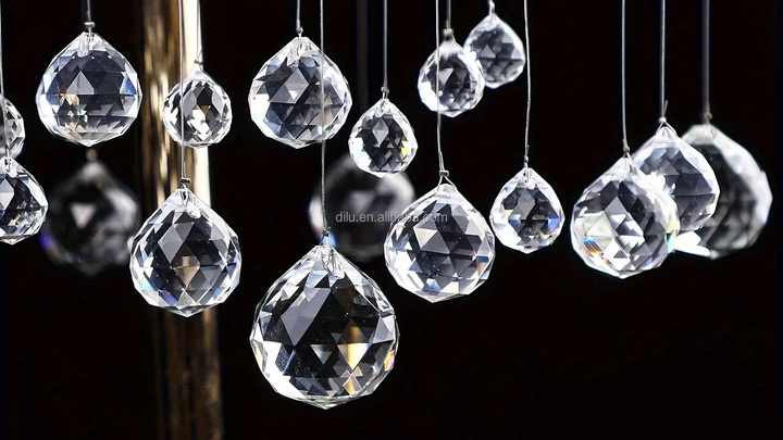 NUPTIO 30 Mm Clear Crystal Ball Prism – 10pcs Faceted