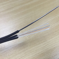 Produsen Grosir Cable Kabel Ftth Serat Optik Drop 1 2 4 6 8 Inti Fibra Drop 2 Hilos Cable Kabel Fibra Optica