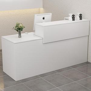 Mobili da ufficio di lusso bancone bancone bancone ufficio Reception piccola scrivania di bellezza a forma di L - Product Image 4