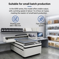 Imprimante à plat multifonctionnelle UV6090 Yinstar 2026 avec 3 têtes d'impression EPS pour le bois, le métal, le PVC, les autocollants UV DTF et les tasses