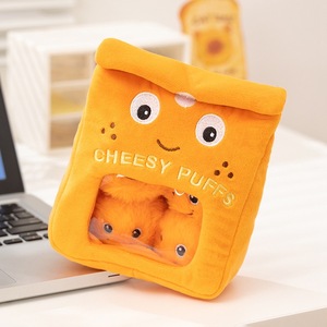 Juguetes <span class=keywords><strong>de</strong></span> Peluche <span class=keywords><strong>de</strong></span> Snacks <span class=keywords><strong>de</strong></span> Queso, Bolsas <span class=keywords><strong>de</strong></span> Peluche Creativas con Forma <span class=keywords><strong>de</strong></span> Snack, Juguetes para Bebés, Muñecos Bordados Lindos, Regalos - Product Image 3