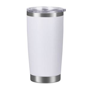 Vaso Térmico de Acero Inoxidable de Doble Pared con Recubrimiento en Polvo, Libre de BPA, 20 oz, Taza de Viaje, Taza de Café con Tapa - Product Image 1