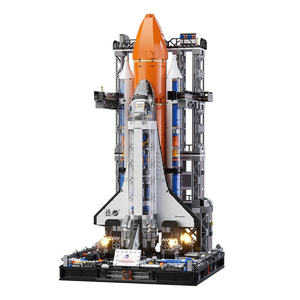 JAKI – blocs de construction de modèles de navette spatiale, plus de 800 pièces avec lumières, jouet à assembler pour enfants et adultes, cadeau - Product Image 2