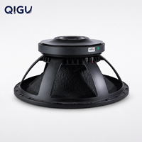 eQP18-040 Haut-parleur professionnel de médiums et de basses de 18 pouces, bobine vocale de 115 mm, 92 dB, 8Ω, 40 Hz-2 kHz, 1000-1800 W, aimant de 256 mm pour scène/sonorisation