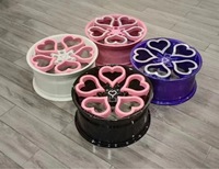 Nouvelle jante en alliage d'aluminium forgé monobloc sur mesure de 22 pouces 5x130, finition brossée or rose, pour rénovation/amélioration