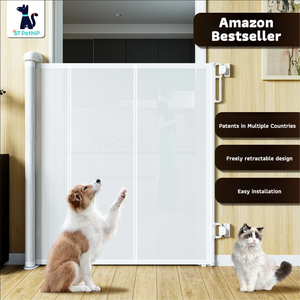 <span class=keywords><strong>Barrière</strong></span> de <span class=keywords><strong>sécurité</strong></span> pour animaux de compagnie en plastique rétractable, extra large, réglable, en maille, pour chien et <span class=keywords><strong>chat</strong></span>, 140 cm de haut, imperméable, anti-escalade, pour les escaliers - Product Image 2