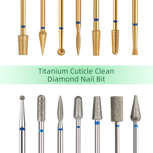 Nail Cuticle Sạch Bit Kim Cương Bur Nga Lớp Biểu Bì Kim Cương Nail Khoan Bit Kim Cương Lớp Biểu Bì Nail Khoan <span class=keywords><strong>Bits</strong></span> - Product Image 1
