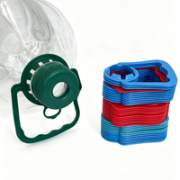 Porte-bouteille d'eau facile à transporter avec anse de traction, en PE et PP, poignée robuste pour bouteille d'eau potable de 5 gallons