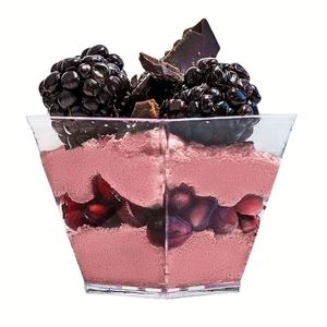Wholesaler 2 oz Square Clear <b>Plastic</b> Dessert <b>Cups</b> Mini Dessert <b>Cups</b> Clear Reusable Small Appetizer <b>Cup</b> for Parfait - Product Image 3
