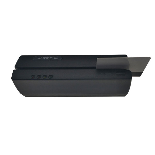Read Write Metallic Magnetic Card USB Magnetic Stripe Card Reader & Encoder