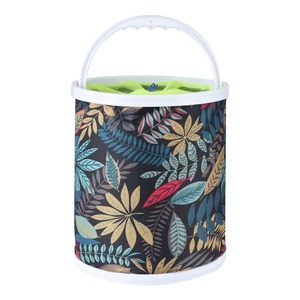 Foldable Fishing Bucket With Anti Jump Net Portable Collapsible Multi Purpose Fish Container For Outdoor Use - Product Image 1