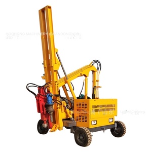 Perforadora de Pilotes Solar Fotovoltaica, Perforación en Espiral, Perforación de Pilotes para Barandillas, Equipo de Perforación para Ingeniería - Product Image 1