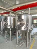 Cuve de Fermentation Conique Personnalisable de Haute Qualité 1000L en Acier Inoxydable 304 de Qualité Alimentaire, Fermenteur Pressurisé pour Brasserie