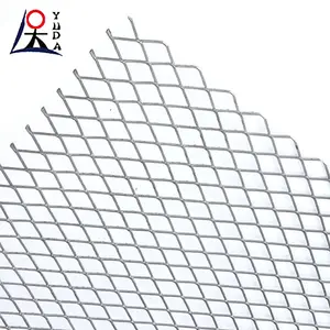 Diamond hole flattened iron plate expanded steel plate wire mesh filter element expanded metal net security screen