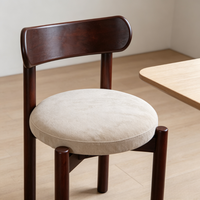 Chaise de salle à manger moderne en bois naturel tressé à la main - Design ergonomique léger et durable pour une utilisation en intérieur/extérieur, appartements, hôtels