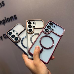 เคสโทรศัพท์แม่เหล็กสีพื้นแบบใหม่สำหรับ <span class=keywords><strong>Vivo</strong></span> V70 V60 V50 V40 V30 <span class=keywords><strong>Pro</strong></span> <span class=keywords><strong>V29</strong></span> <span class=keywords><strong>Pro</strong></span> เคสป้องกันแบบเรียบง่ายสำหรับผู้ชายและผู้หญิง - Product Image 5