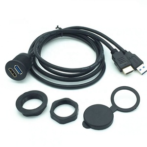 Barco del coche Dash montaje USB 3,0 <span class=keywords><strong>A</strong></span> macho <span class=keywords><strong>A</strong></span> hembra HD MI <span class=keywords><strong>un</strong></span> Cable de extensión macho <span class=keywords><strong>A</strong></span> hembra - Product Image 2