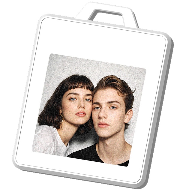 2026 New Smart E-ink Screen Tracker Global Find My Tag Customizable Text Image Luggage Label Pet Wallet IP67 Waterproof