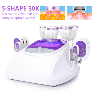 Máquina portátil de radiofrecuencia para uso doméstico, cavitación de 40k, máquina de cavitación 6 en 1 para esculpir el cuerpo y reafirmar la piel. - Product Image 5