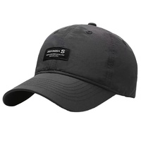 Gorra de Béisbol de PVC Curvada, Estilo Deportivo, Transpirable, Impermeable, Unisex, Ajustable, con Hebilla Metálica, para Uso en Exteriores en las Cuatro Estaciones, con Bordado