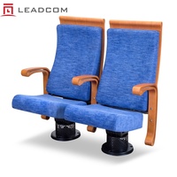 Chaise de théâtre ergonomique pliable LEADCOM LS-18608 pour auditorium commercial européen, salle de concert, projet scolaire