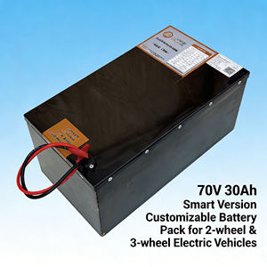 Safe Eco-Friendly 72V 30Ah 100Ah 150Ah LiFePO4 Battery, Customizable for <strong>2</strong>/<strong>3</strong>-Wheel EV with BMS - Product Image 2