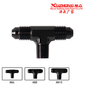 Aluminum Alloy Oil Pipe Tee Adapter AN4 To 18NPT AN6 To 14NPT AN8 To 38NPT AN10 To 12NPT For <b>Cooling</b> <b>System</b> - Product Image 5