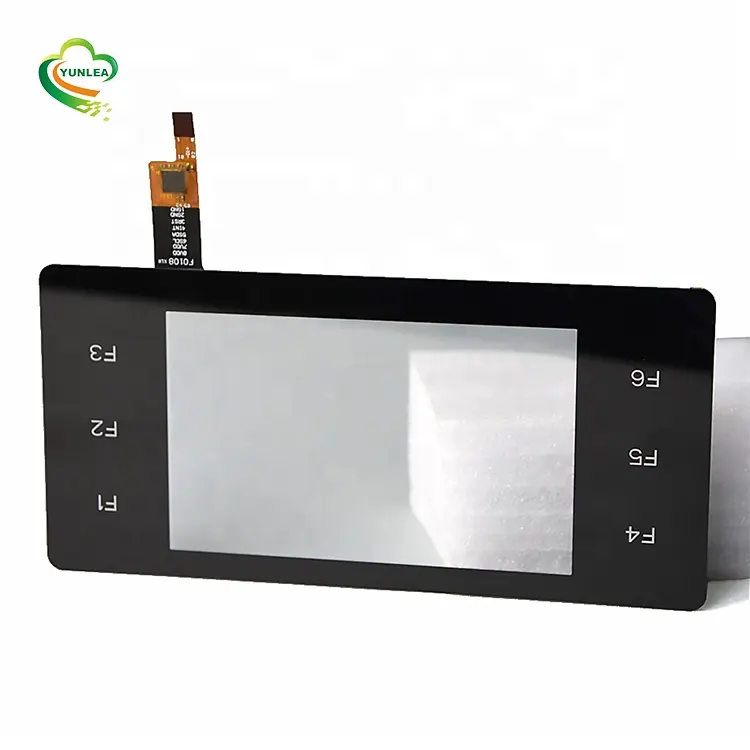 Пользовательская крышка стеклянная 4,3 5 6 6,5 7 дюймов Сенсорная панель емкостный/резистивный сенсорный экран