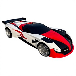 Sculpture de voiture de sport en fibre de verre et résine pour exposition extérieure, idéale pour les promotions de marques - Product Image 1
