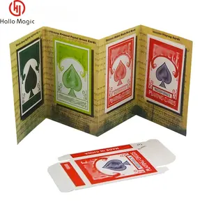Divertido 3D Publicidad <span class=keywords><strong>Trucos</strong></span> de Magia Baraja de cartas que aparece Magia Mago Close Up Gimmick Props Mentalismo Comedia Juguete clásico - Product Image 4