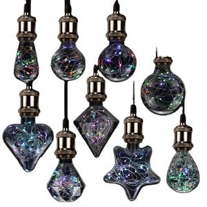 Plafonnier led en fil de cuivre, ampoules E27, G80, G95, G125, ST64, <span class=keywords><strong>lampe</strong></span> plafonnier, éclairage d'intérieur, décoration pour la maison, une fête, un hôtel ou un mariage - Product Image 1